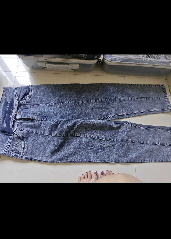Acid Wash Denim Jeans