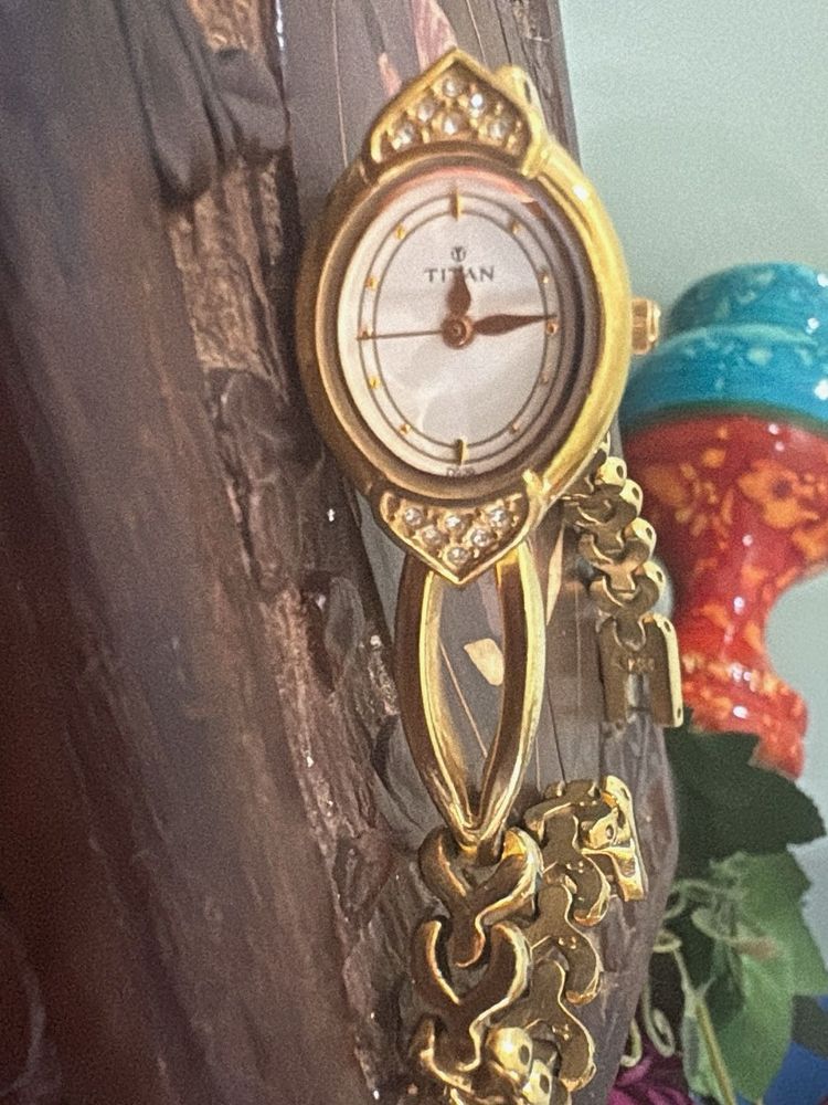 Titan Gold Analog Watch