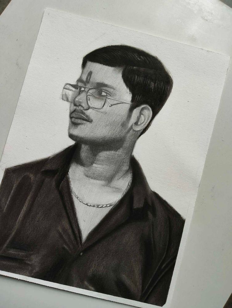 Realistic Pencil Sketch Portrait