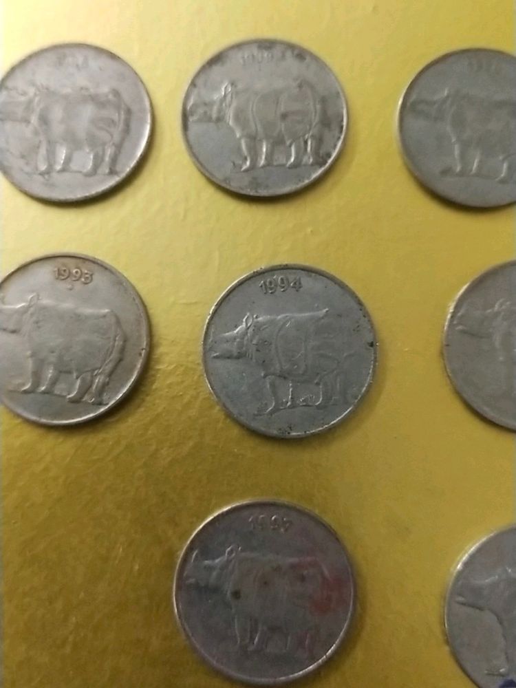 Rhino  Total 13coin Series 1988 Year To 2000yr Best For Historical Knowledge 🥳🥳🥳