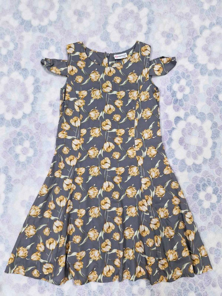 Cold shoulder dress