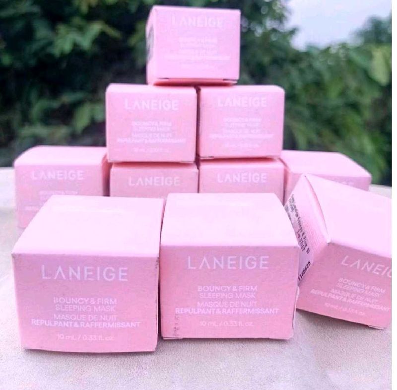 Pack of 1 LANEIGE Bouncy&amp;Firm Face Sleeping Mask w
