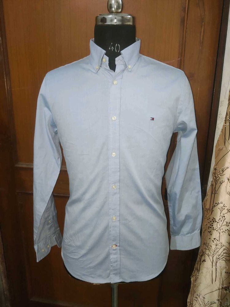 Tommy Hilfiger Blue Button-Down Shirt