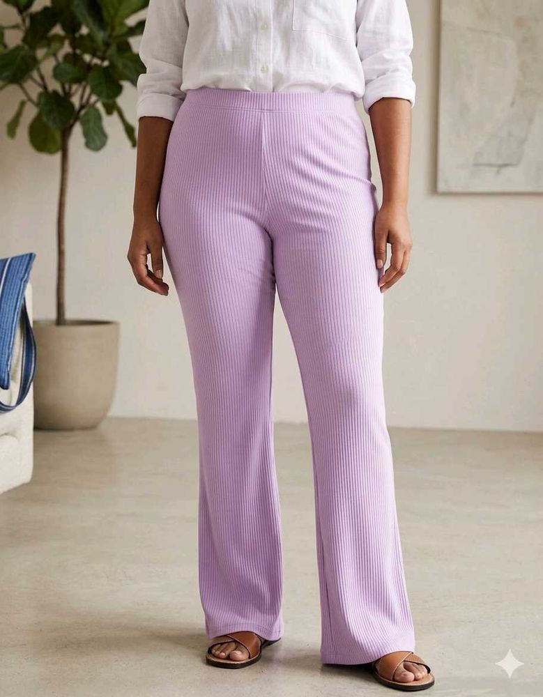 Lavender Bell Bottom Pants