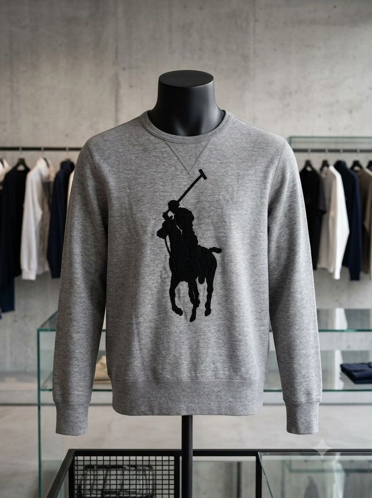 Grey Polo Ralph Lauren Sweatshirt