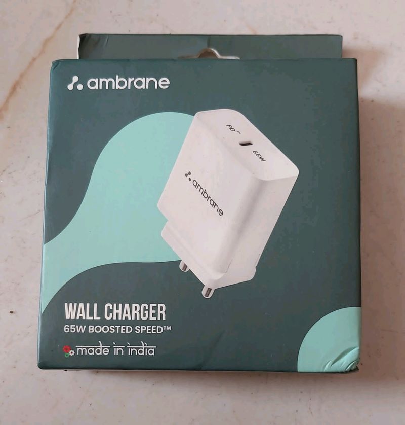 New Ambrane 65w All In1 Adapter &amp; Cable