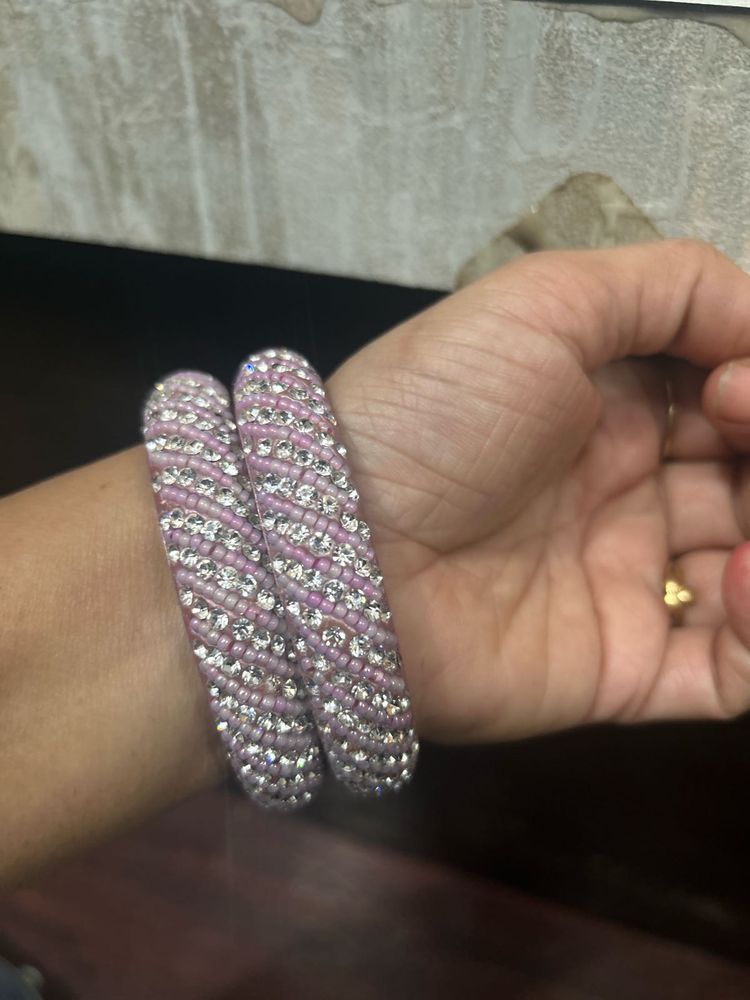 Sparkling Beaded Bangles