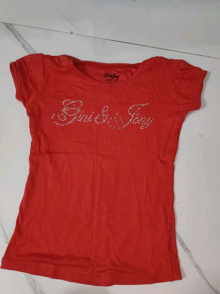 Sparkly Red Graphic Tee