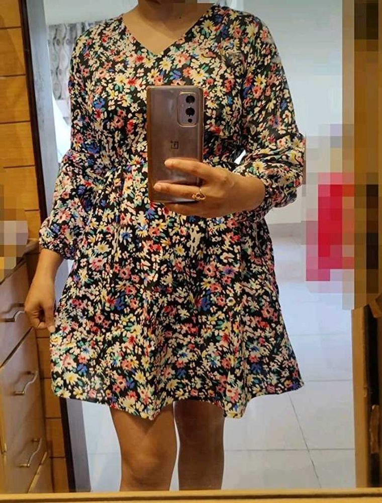 Chic Floral Mini Dress