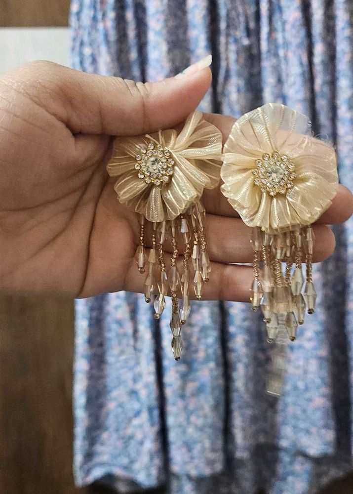 Elegant Dangle Earrings with Rhinestone