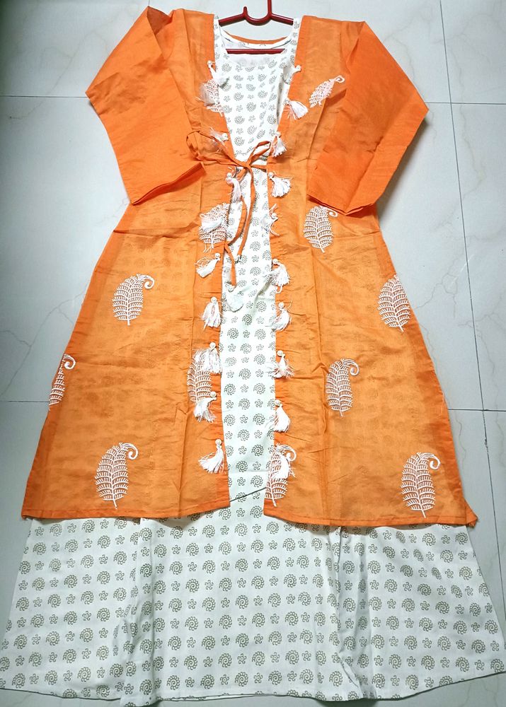 Long Kurti With Shrug
