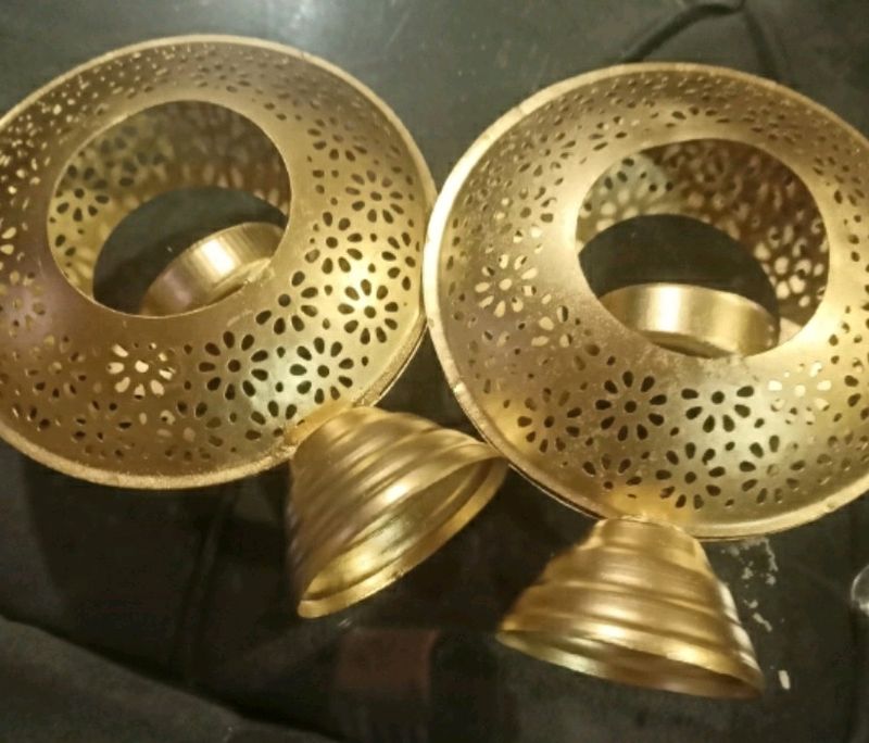 Mariya Handcrafted Hurricane Metal Tealight Candle