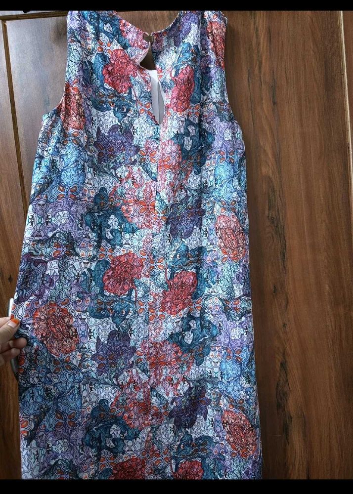 Boho Floral Sleeveless Dress