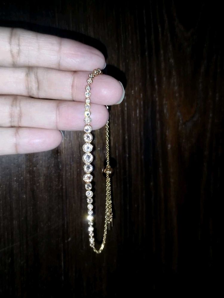 SWAROVSKI SILK/ROS BRACELET