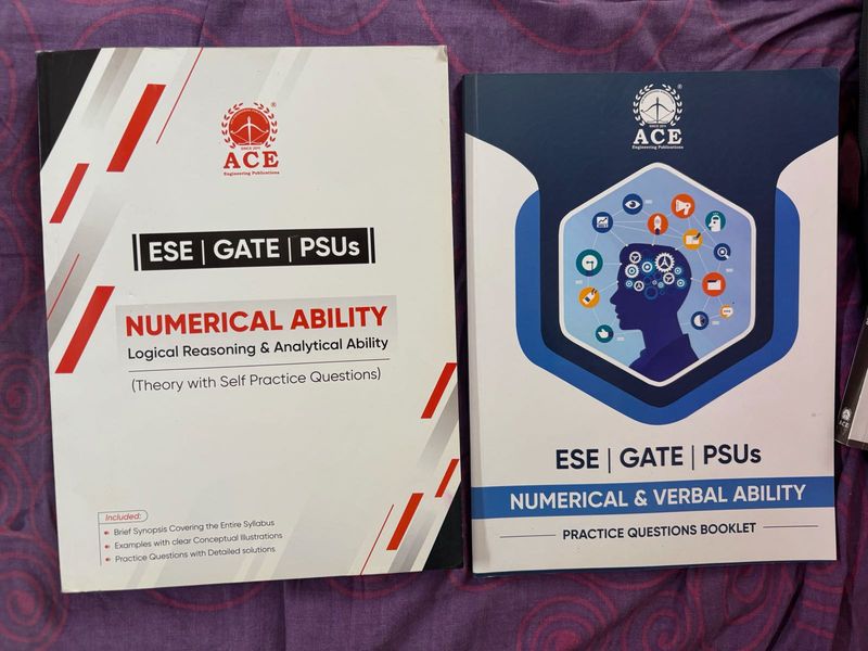 ESE GATE PSUs Numerical &amp; Verbal Ability Books