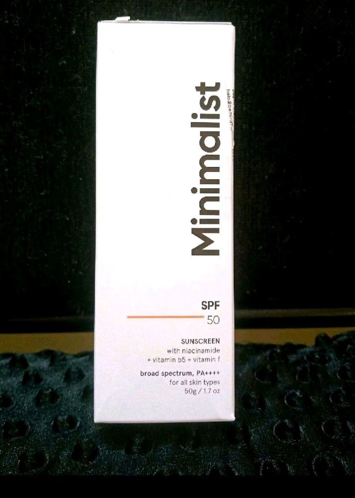 Minimalist Sunscreen