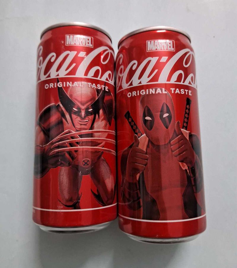 Coca Cola Marvel Cans