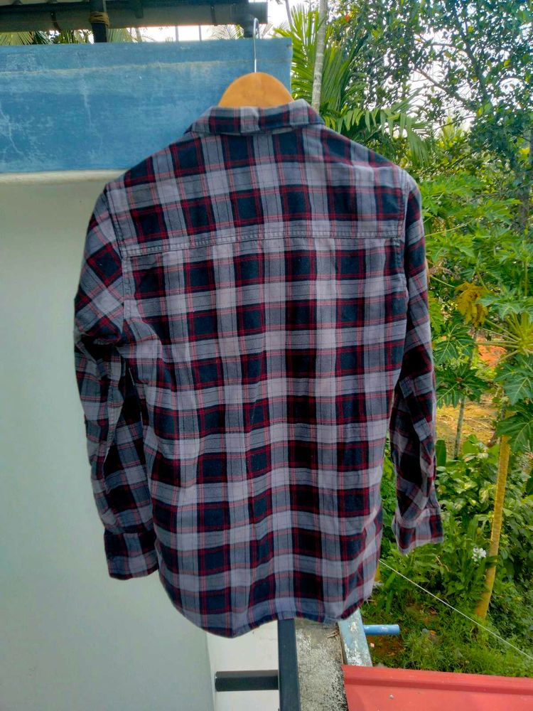 Men's Plaid Long Sleeve Shirt