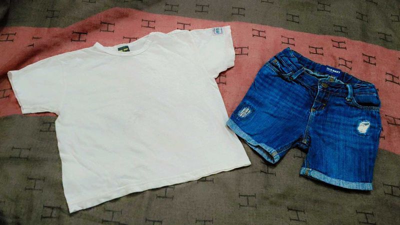 Very Cute N Beautiful Top With Shorts