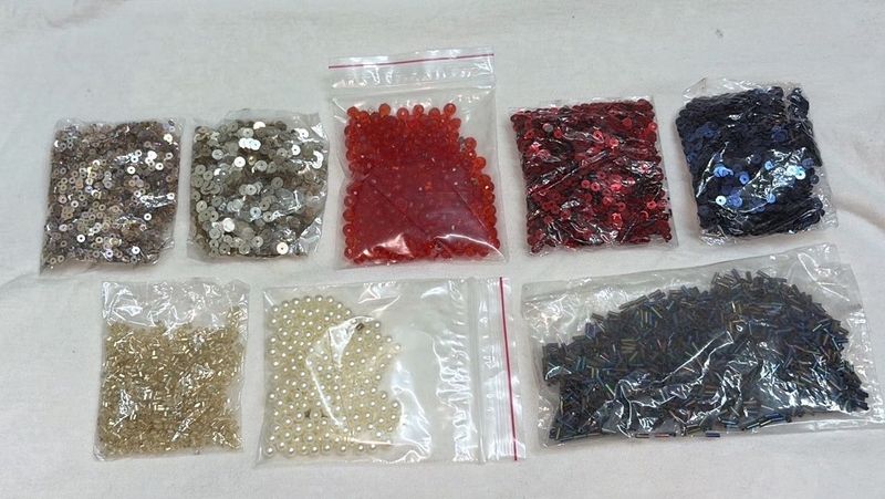Embroidery Beads and Sequins Assortment