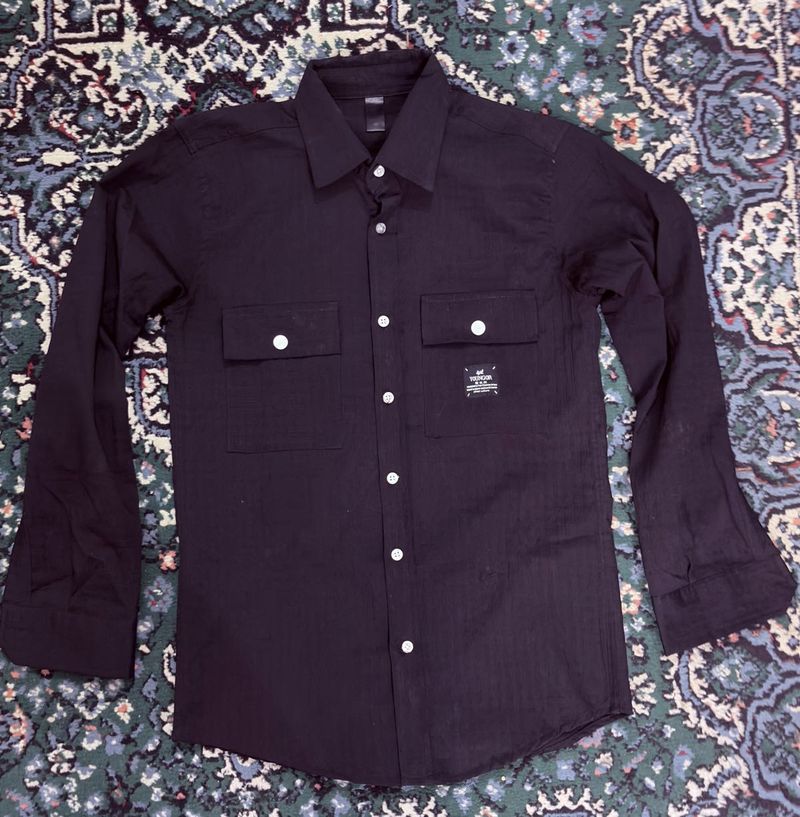 Men's Classic Dark Colored Shirt