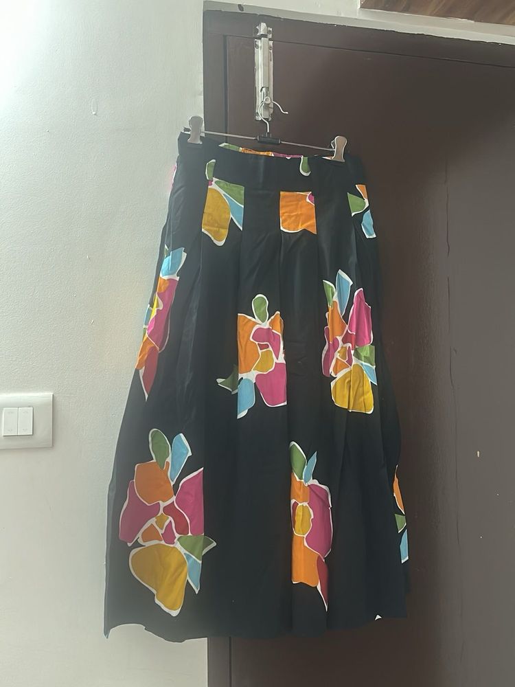 multi color cute skirt top coord set