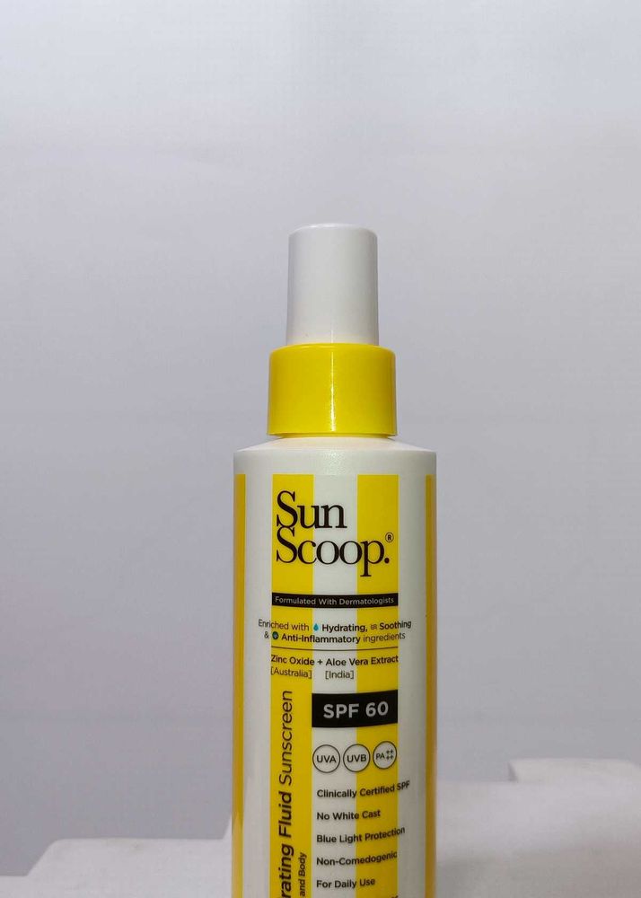 Sun Scoop Hydrating Fluid Sunscreen SPF 60