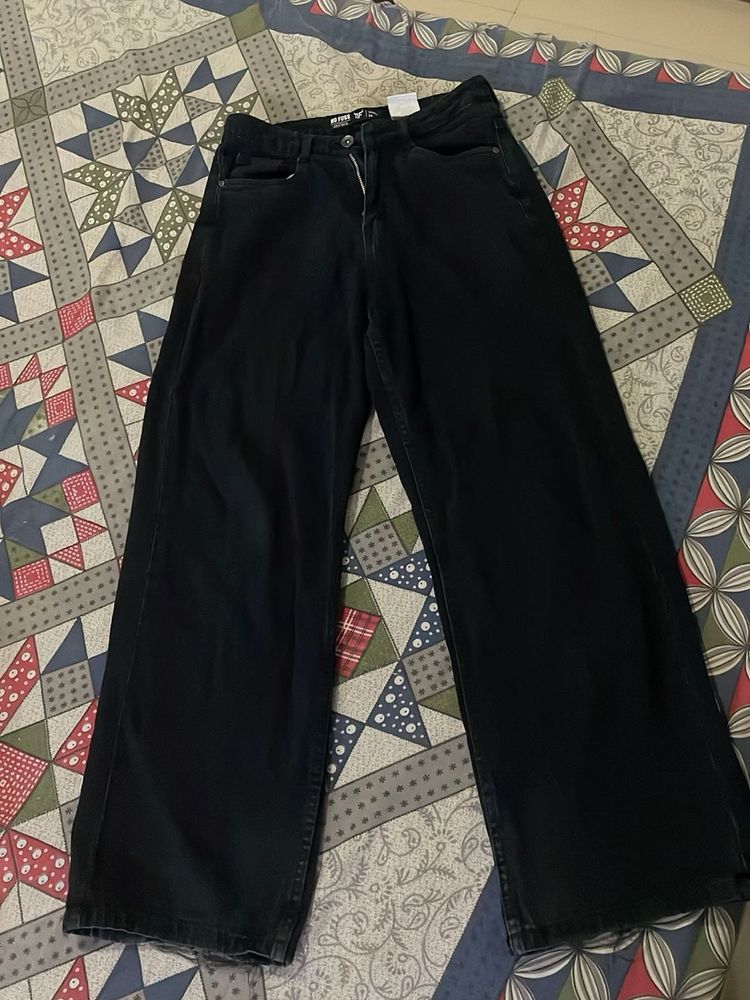 Black Wide Leg Jeans
