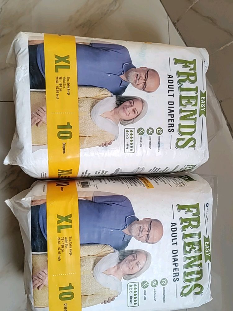 Easy Friends Adult Diapers XL (2 Packs)
