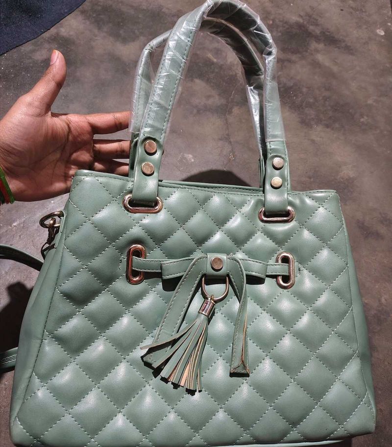 NH Branded Mint Quilts Handbags For Women