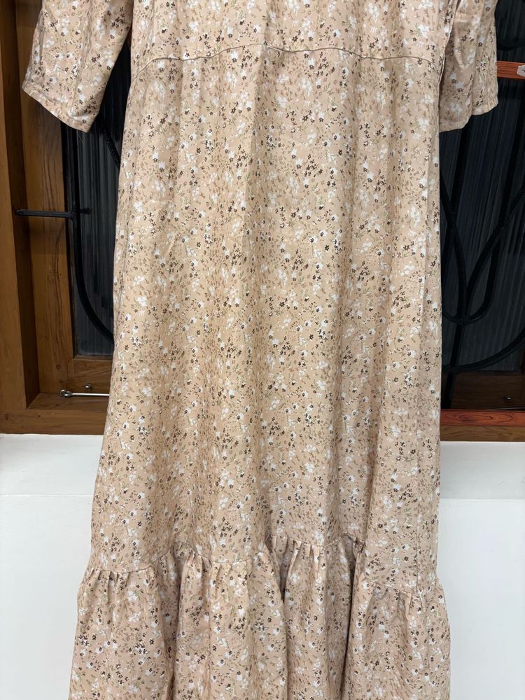 Dress Chic Floral Print Midi