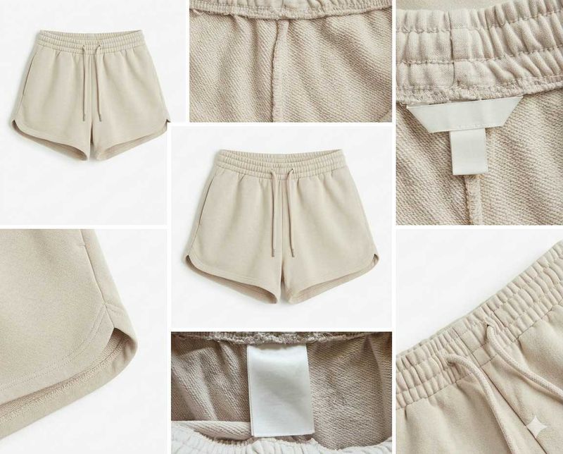 H&amp;M Comfortable Beige Lounge Shorts XS