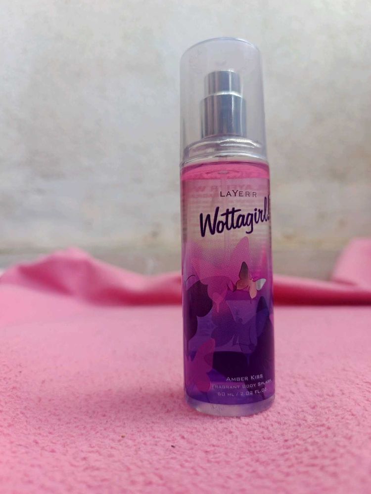 Layer Wottagirl! Amber Kiss Body Mist