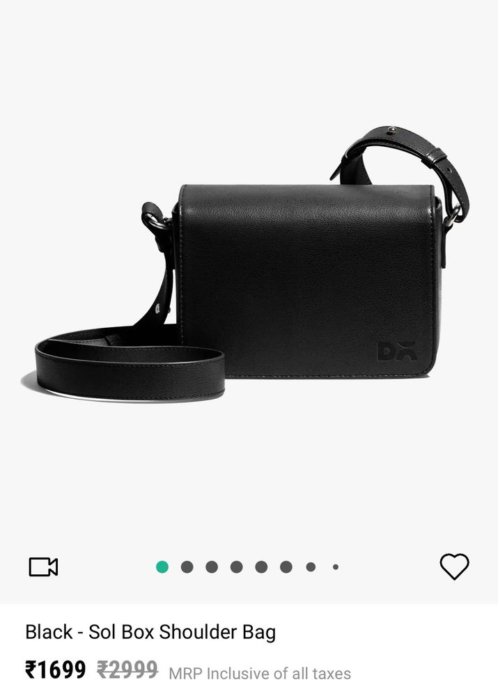 Daily Objects Box Shoulder Bag