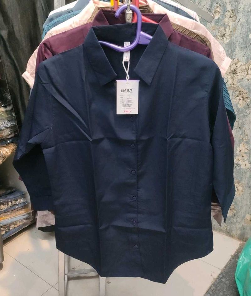 Emily Navy Blue Shirt