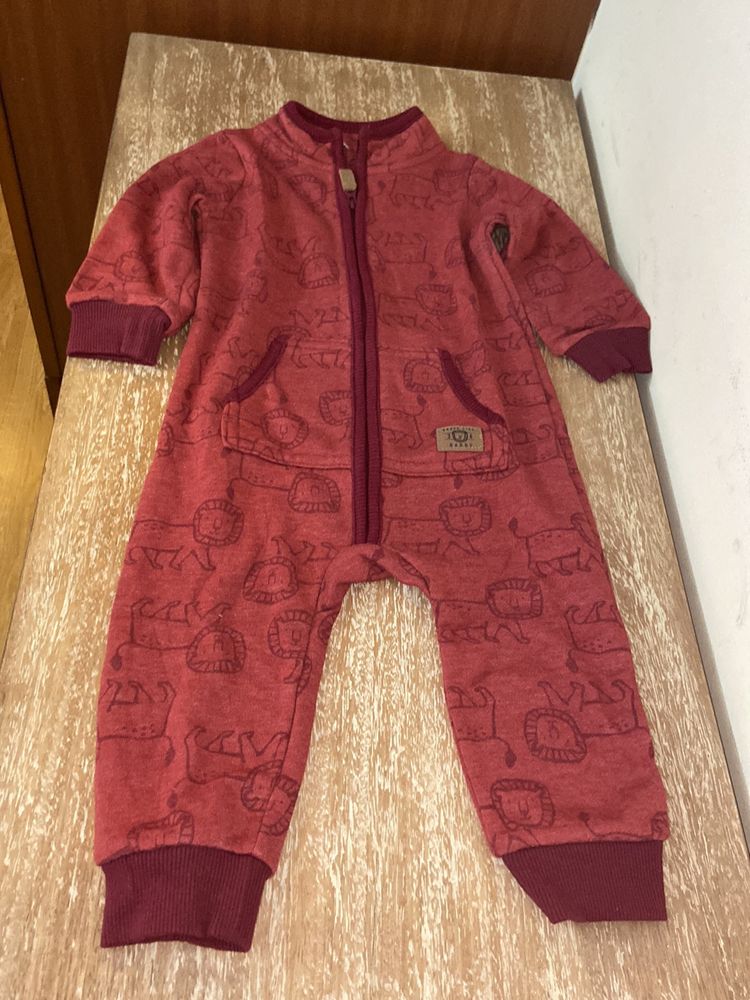 Carter - Fleece Romper - Maroon