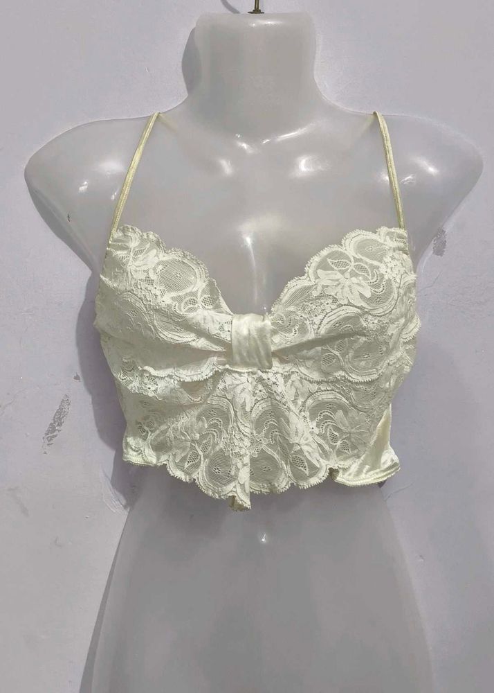 Sheer Lace Cami Top