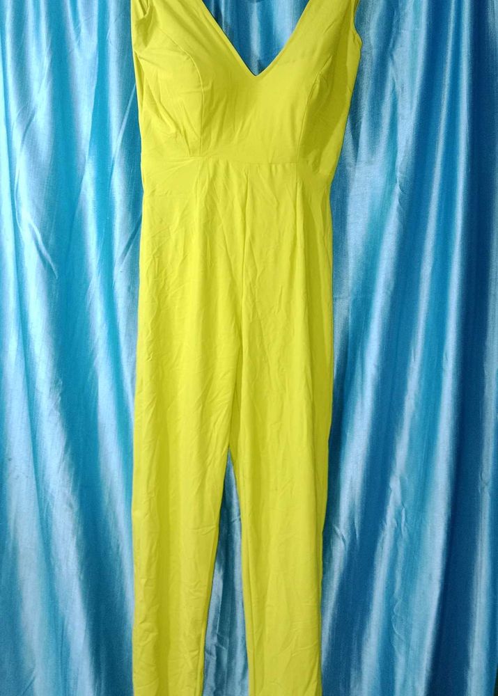 Bright Yellow Jumpsuit