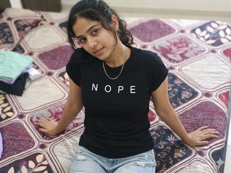 Cool 'NOPE' Graphic T-Shirt