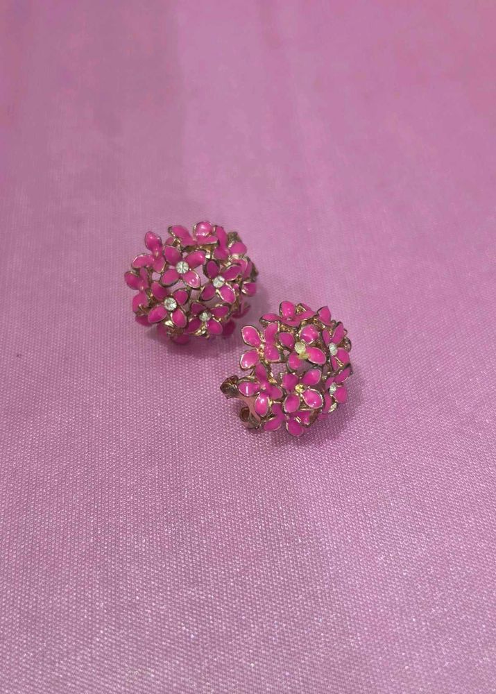 Charming Floral Stud Earrings