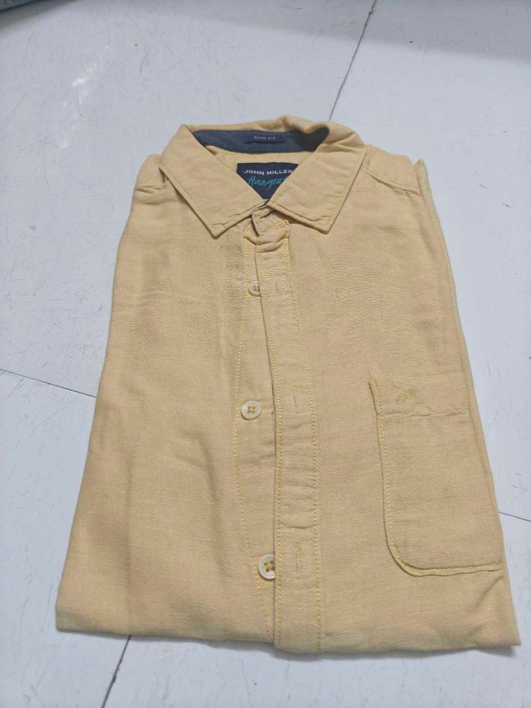 John Millers Men's Casual Button-Down Shirt