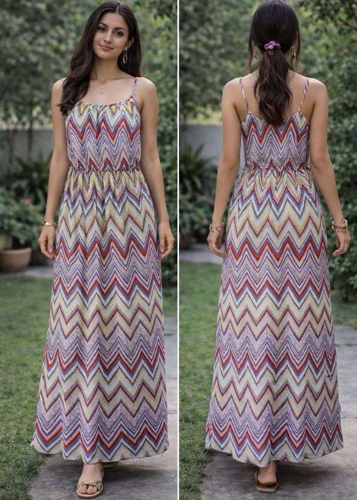 Boho Maxi Dress along with top and skirt