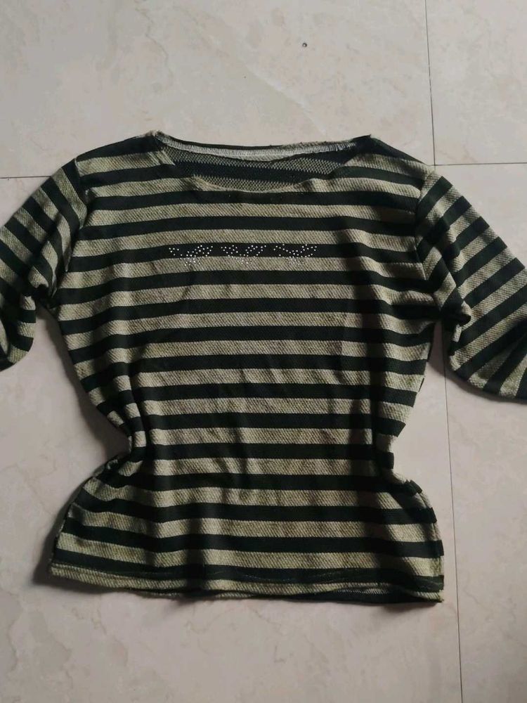 Striped Casual Top