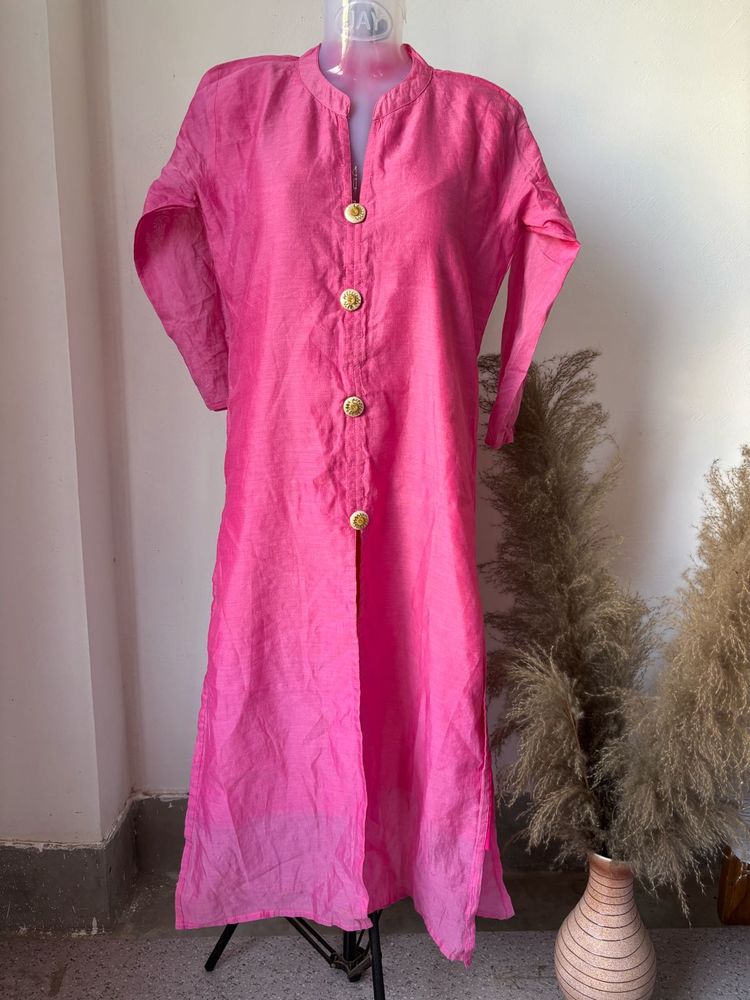 Bright Pink Kurta