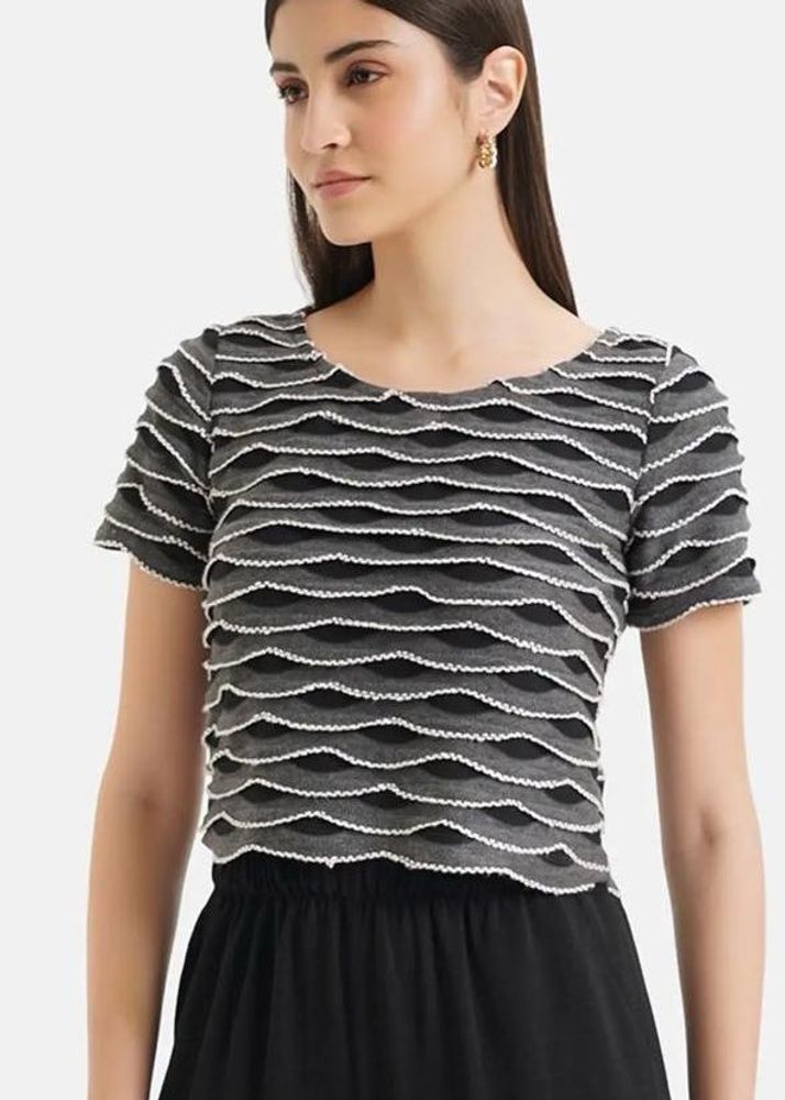 last price Stylish Ruffled Layered Top