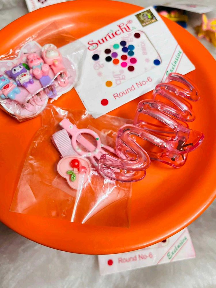 Cute Hair Clip &amp; Bindi Set