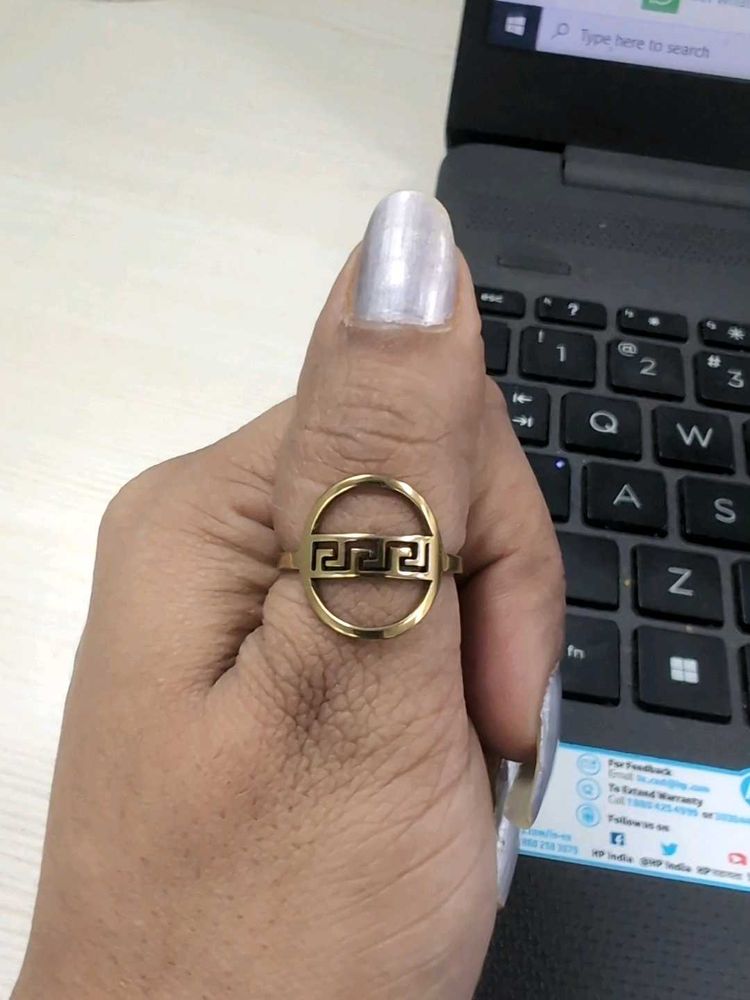 Anti tarnish , stainless steel ring