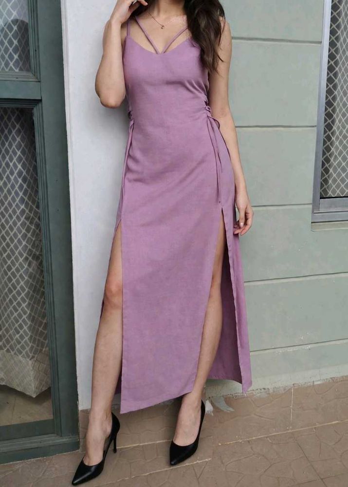 Beautiful Lilac Midi Dress ( for prom)