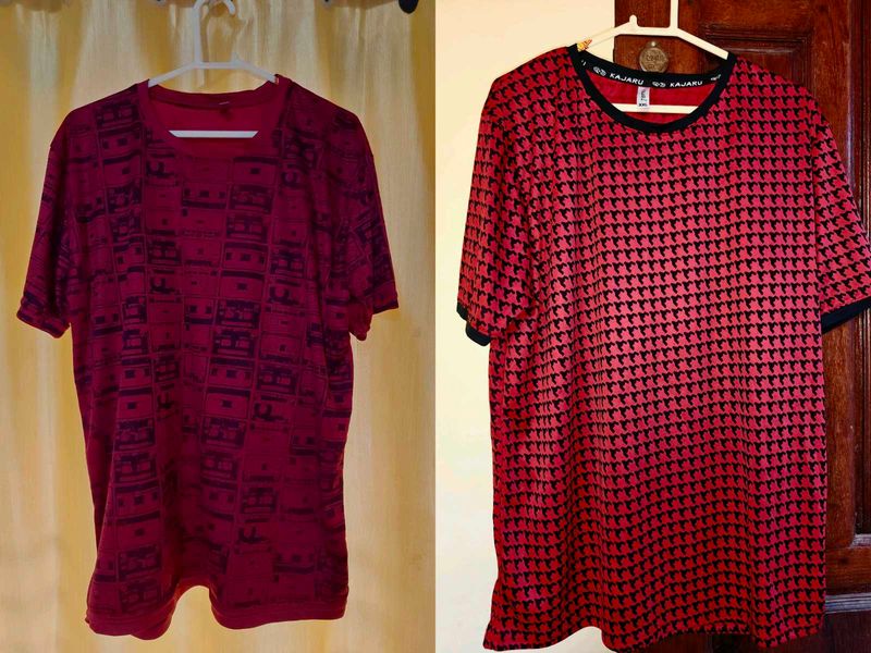 Pack of 2 Men's Graphic Print T-Shirts