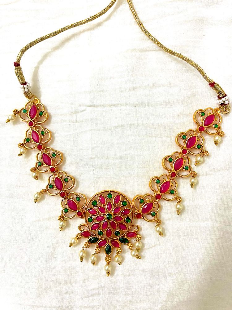 Meenakari Stone Necklace